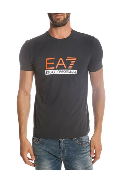Emporio Armani EA7 Shirts T-shirt Gray 3 Emporio Armani EA7 Shirts T-shirt Gray