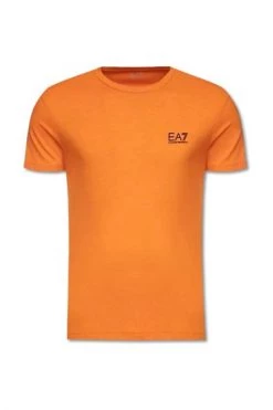 Emporio Armani EA7 Shirts Logo T-shirt Orange