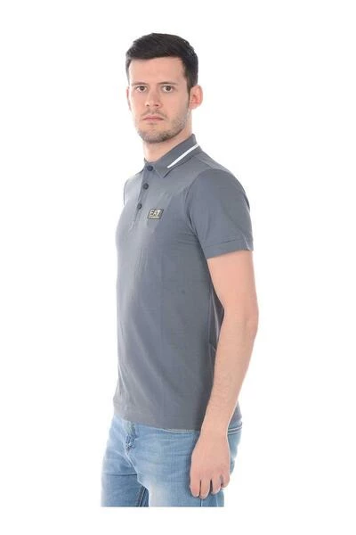 Emporio Armani EA7 Polo's Polo Shirt Gray 6 Emporio Armani EA7 Polo's Polo Shirt Gray - Afbeelding 4
