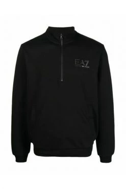 Emporio Armani EA7 Hoodies & Sweatvesten Sweatshirts Black