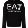 Emporio Armani EA7 Longsleeves Long Sleeve Tops Black