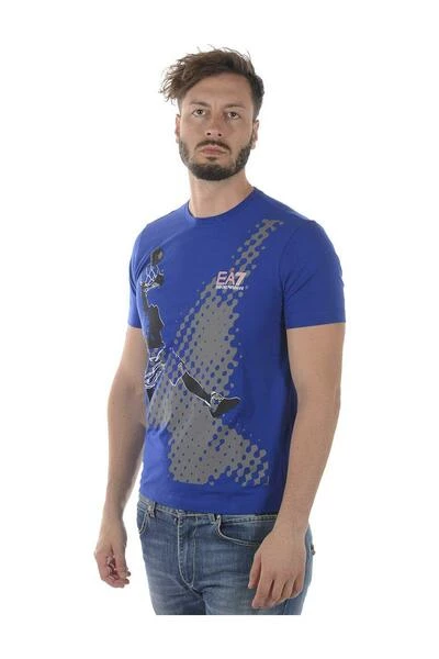 Emporio Armani EA7 Shirts T-shirt Blue 3 Emporio Armani EA7 Shirts T-shirt Blue