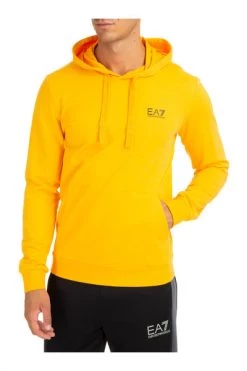 Emporio Armani EA7 Hoodies & Sweatvesten Men's Hoodie Sweatshirt Sweat Yellow -Goedkope Emporio Armani EA7 winkel a365ef6ed46072c8938466ba02763279