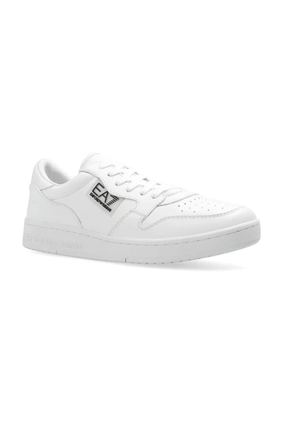 Emporio Armani EA7 Sneakers With Logo White 6 Emporio Armani EA7 Sneakers With Logo White - Afbeelding 4
