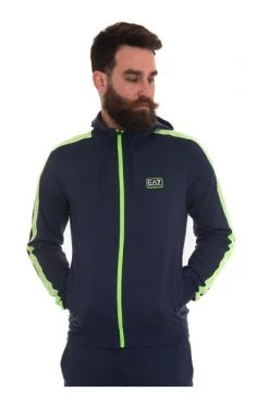 Emporio Armani EA7 Hoodies & Sweatvesten Sweatshirt With Hood Blue