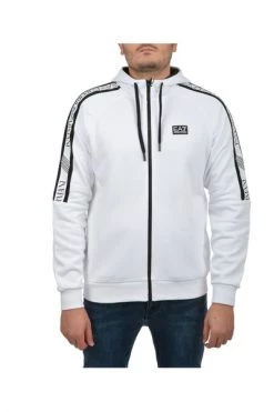 Emporio Armani EA7 Hoodies & Sweatvesten Zip-throughs White