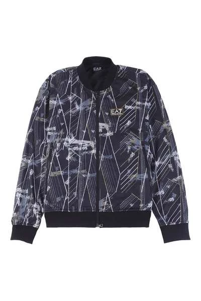 Emporio Armani EA7 Bomber Jackets Bomber Jacket Black 4 Emporio Armani EA7 Bomber Jackets Bomber Jacket Black - Afbeelding 2