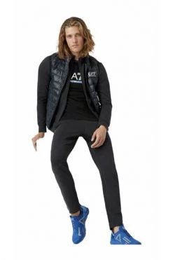 Emporio Armani EA7 Bodywarmers Coat Black -Goedkope Emporio Armani EA7 winkel a9f80ecb79c06f3aeb7c94e34a5bc18f