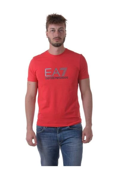 Emporio Armani EA7 Shirts T-Shirt Red 8 Emporio Armani EA7 Shirts T-Shirt Red - Afbeelding 6