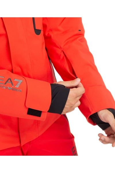Emporio Armani EA7 Ski Jassen Men's Ski Jacket Winter Stratum 7 Red 7 Emporio Armani EA7 Ski Jassen Men's Ski Jacket Winter Stratum 7 Red - Afbeelding 5