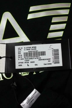 Emporio Armani EA7 Shirts T-shirt Black -Goedkope Emporio Armani EA7 winkel ae20c497134ffb41589b499232824365