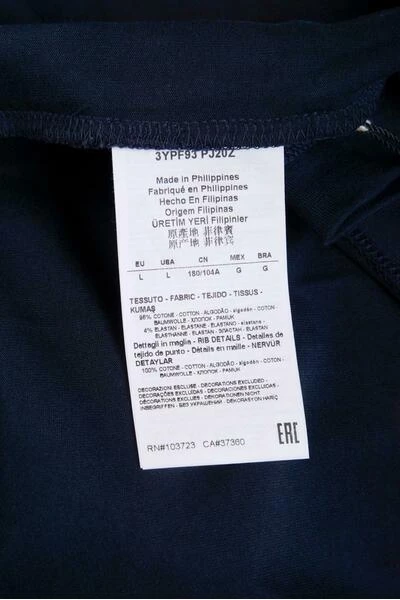 Emporio Armani EA7 Polo's Polo Shirts Blue 8 Emporio Armani EA7 Polo's Polo Shirts Blue - Afbeelding 6