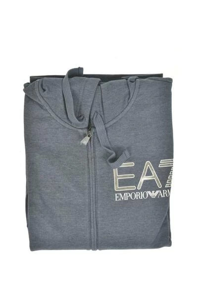 Emporio Armani EA7 Hoodies & Sweatvesten Sweatshirt Gray 6 Emporio Armani EA7 Hoodies & Sweatvesten Sweatshirt Gray - Afbeelding 4