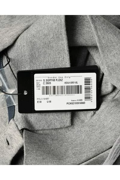 Emporio Armani EA7 Polo's T-shirt Gray 3 Emporio Armani EA7 Polo's T-shirt Gray