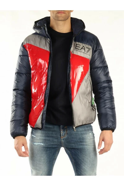 Emporio Armani EA7 Gewatteerde Jassen Down Jackets Blue 4 Emporio Armani EA7 Gewatteerde Jassen Down Jackets Blue - Afbeelding 2