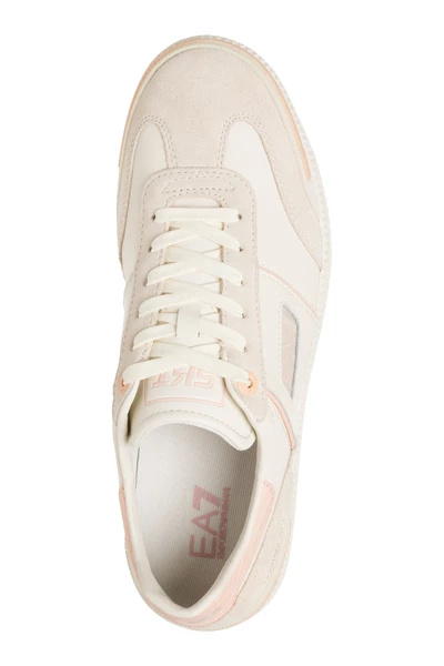 Emporio Armani EA7 Women's Shoes Trainers Sneakers Heritage SKT Beige 6 Emporio Armani EA7 Women's Shoes Trainers Sneakers Heritage SKT Beige - Afbeelding 4