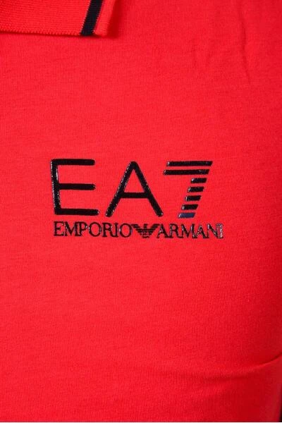 Emporio Armani EA7 Polo's Polo Shirts Red 5 Emporio Armani EA7 Polo's Polo Shirts Red - Afbeelding 3