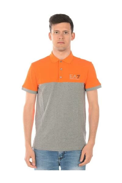 Emporio Armani EA7 Polo's Polo Shirt Orange 6 Emporio Armani EA7 Polo's Polo Shirt Orange - Afbeelding 4