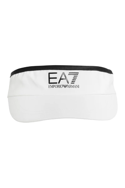 Emporio Armani EA7 Petten Women's Visor Cap Hat Golf Tennis White 2 Emporio Armani EA7 Petten Women's Visor Cap Hat Golf Tennis White