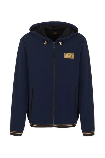 Emporio Armani EA7 Hoodies & Sweatvesten Hoodie Blue 4 Emporio Armani EA7 Hoodies & Sweatvesten Hoodie Blue - Afbeelding 2