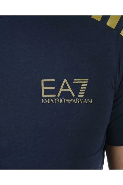 Emporio Armani EA7 Shirts T-shirt Blue 3 Emporio Armani EA7 Shirts T-shirt Blue