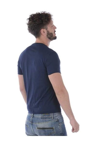 Emporio Armani EA7 Shirts T-Shirt Blue 4 Emporio Armani EA7 Shirts T-Shirt Blue - Afbeelding 2