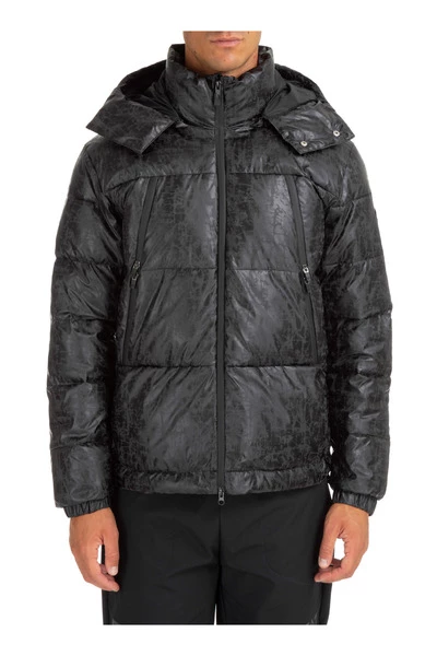 Emporio Armani EA7 Gewatteerde Jassen Men's Outerwear Down Jacket Blouson Hood Black 6 Emporio Armani EA7 Gewatteerde Jassen Men's Outerwear Down Jacket Blouson Hood Black - Afbeelding 4