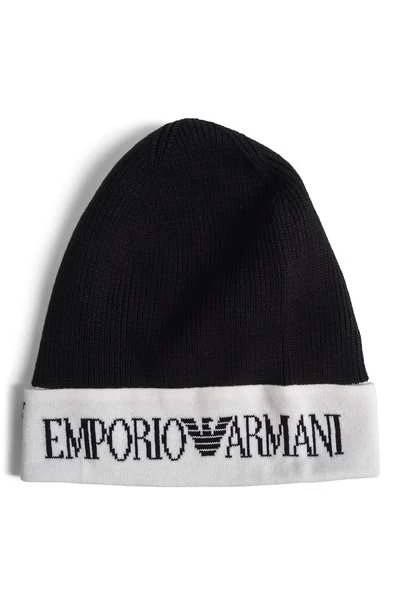 Emporio Armani EA7 Hoeden Train Master Beanie Black 4 Emporio Armani EA7 Hoeden Train Master Beanie Black - Afbeelding 2