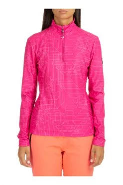 Emporio Armani EA7 T-shirts Women's Top Long Sleeve Purple