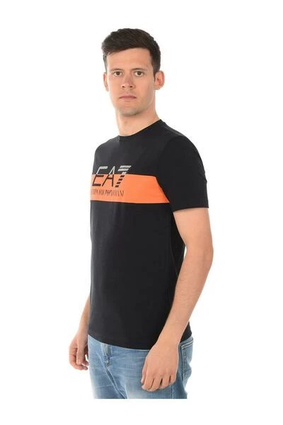 Emporio Armani EA7 Shirts T-shirt Black 8 Emporio Armani EA7 Shirts T-shirt Black - Afbeelding 6