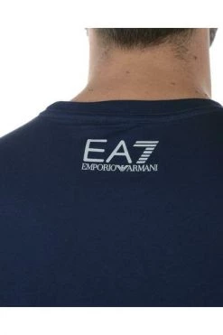 Emporio Armani EA7 Shirts T-shirt Blue -Goedkope Emporio Armani EA7 winkel bb53ea78bf83a5354b2b730f17146ba7