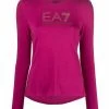 Emporio Armani EA7 T-shirts Long Sleeve Tops Pink