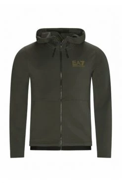 Emporio Armani EA7 Hoodies & Sweatvesten Zipped Hooded Sweatshirt Green
