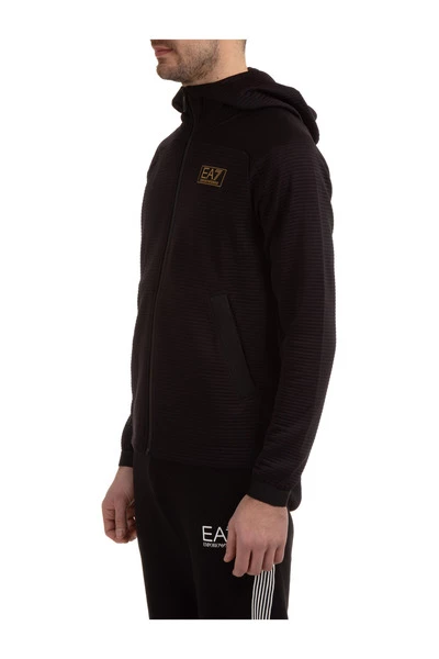 Emporio Armani EA7 Hoodies & Sweatvesten Sweatshirt Black 6 Emporio Armani EA7 Hoodies & Sweatvesten Sweatshirt Black - Afbeelding 4