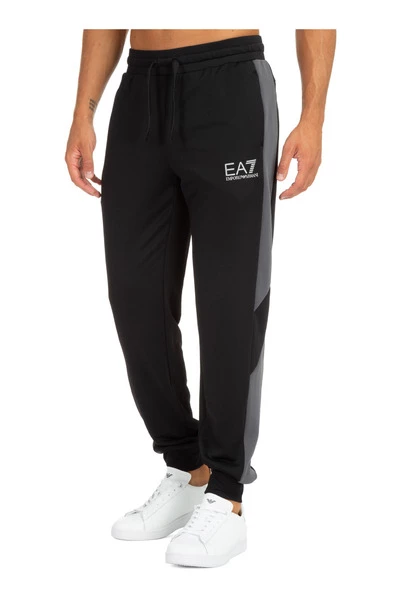 Emporio Armani EA7 Sweatpants Men's Sport Tracksuit Trousers Black 6 Emporio Armani EA7 Sweatpants Men's Sport Tracksuit Trousers Black - Afbeelding 4