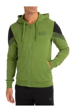 Emporio Armani EA7 Hoodies & Sweatvesten Men's Hoodie Sweatshirt Sweat Green