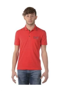 Emporio Armani EA7 Polo's Polo Shirts Red -Goedkope Emporio Armani EA7 winkel c2f260a47970add09d8987cb09436834
