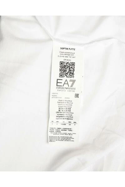 Emporio Armani EA7 Shirts 3GPT09PJT7ZBIANCO TOP White 6 Emporio Armani EA7 Shirts 3GPT09PJT7ZBIANCO TOP White - Afbeelding 4