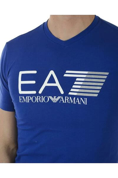 Emporio Armani EA7 Shirts T-shirt Blue 7 Emporio Armani EA7 Shirts T-shirt Blue - Afbeelding 5