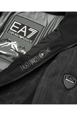 Emporio Armani EA7 Winterjassen Men's Ski Jacket Winter Stratum 7 Black