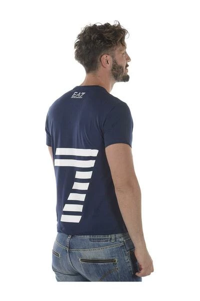Emporio Armani EA7 Shirts T-shirt Blue 4 Emporio Armani EA7 Shirts T-shirt Blue - Afbeelding 2