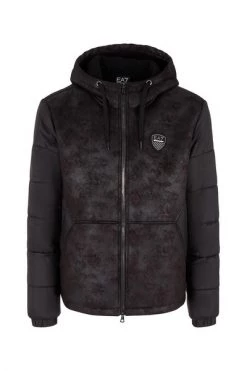 Emporio Armani EA7 Gewatteerde Jassen Down Jacket Black