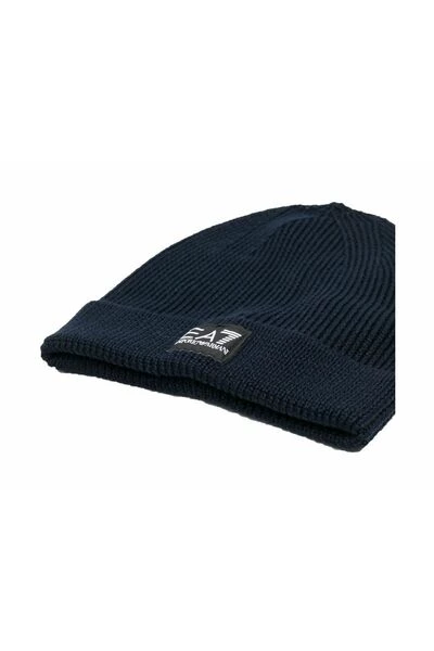 Emporio Armani EA7 Hoeden Beanies Blue 4 Emporio Armani EA7 Hoeden Beanies Blue - Afbeelding 2