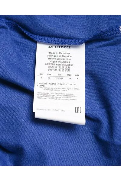 Emporio Armani EA7 Shirts T-shirt Blue 4 Emporio Armani EA7 Shirts T-shirt Blue - Afbeelding 2
