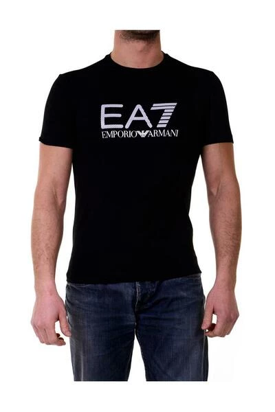 Emporio Armani EA7 Shirts T-Shirt Black 3 Emporio Armani EA7 Shirts T-Shirt Black