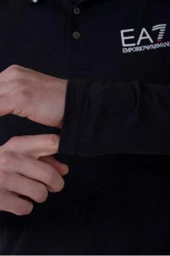 Emporio Armani EA7 Polo's Polo Shirts Black -Goedkope Emporio Armani EA7 winkel caf18335b89db964aeee504e39115674
