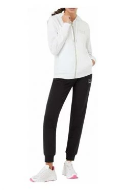 Emporio Armani EA7 Trainingspakken Equipment With Hood And Rhinestones White -Goedkope Emporio Armani EA7 winkel cb13e5b11d5294089d91091a2e9b4c8d