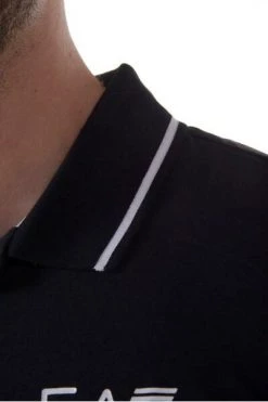 Emporio Armani EA7 Polo's Polo Shirts Black