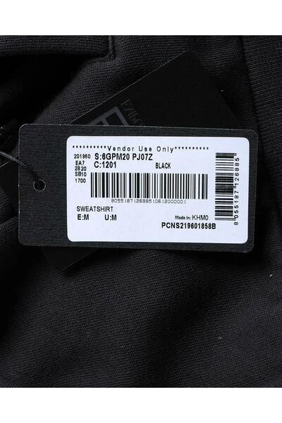 Emporio Armani EA7 Hoodies & Sweatvesten Hoodie Black 8 Emporio Armani EA7 Hoodies & Sweatvesten Hoodie Black - Afbeelding 6
