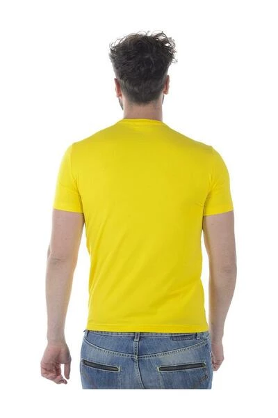 Emporio Armani EA7 Shirts Short Sleeve T-shirt Yellow 6 Emporio Armani EA7 Shirts Short Sleeve T-shirt Yellow - Afbeelding 4